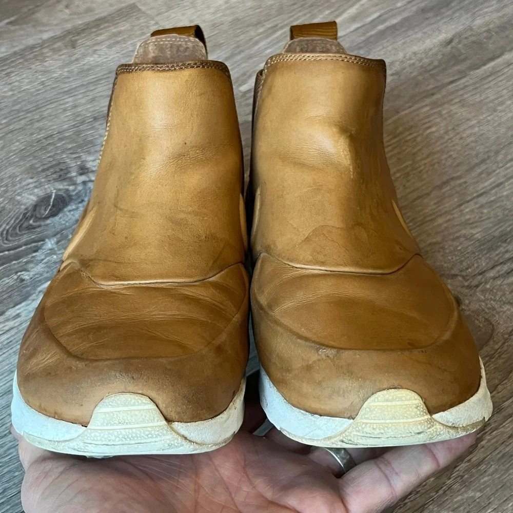 Nike Air Max Thea Ale Brown Leather Mid Chelsea Sneakers Womens 7 UK 4.5‎ EU 38